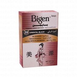 Bigen Oriental Black Permanent Powder Hair Color - ammonia free