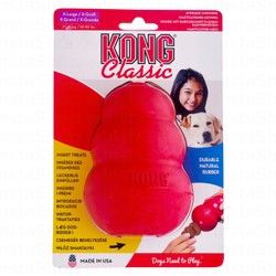 Kong Classic Extra Large Red Natural Rubber Treat Dispenser Dog Toy (27-41kg)