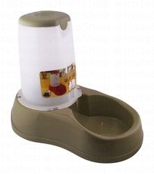 Stefanplast Dark Green Water &amp; Food 6.5L Pet Dispenser