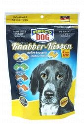 Perfecto Pillow Nibble Mix Treats with Chicken &amp; Beef for Adult Dogs
