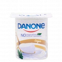 Danone Natural Yogurt with Sugar - preservatives free, artificial ingredients free