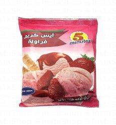 5 Minutes Ice Cream Mix Strawberry Flavor