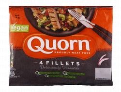 Quorn Frozen Fillets (4 Pieces) - meat free, vegan, low in saturated fat