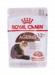 Royal Canin Feline Health Nutrition Wet Cat Food Thin Slices in Gravy Senior  (12+ Years)