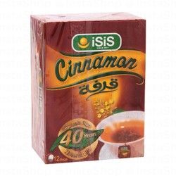 Isis Organic Tea Cinnamon Flavor - pesticides free, chemicals free (12 Tea Bags)