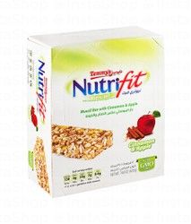 Temmy's Nutrifit Muesli Bar with Cinnamon &amp; Apple - GMO free (12 Pieces)