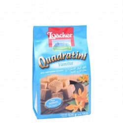 Loacker Quadratini Vanilla Wafers -  trans-fat free
