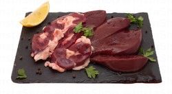 Fresh Beef Heart &amp; Kidney Slices Mix Local