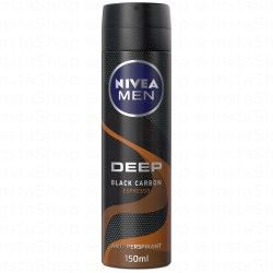 Nivea Men Deep Antibacterial Black Carbon Espresso Antiperspirant Deodorant Spray