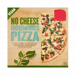No Cheese Vegan Houmous Pizza