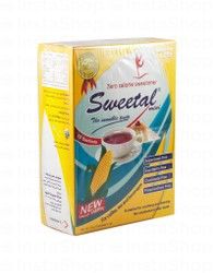 Sweetal Mini Zero Calorie Sweetener - sugar free, saccharin free, preservatives free (75 sachets)
