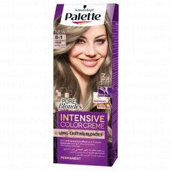 Schwarzkopf Palette Intensive Hair Color Creme 8-1 Light Blonde Cendre