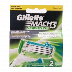 Gillette Mach3 Sensitive Replacement Blades for Razor