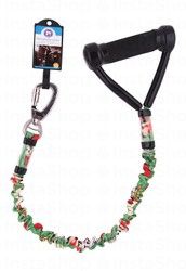 Dogness Medium Green Anti Shock Leash (63x2.5cm) for Dogs (Up to 41kg)