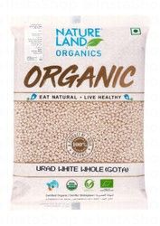 Natureland Organic Whole White Urad Dal