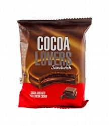 Cocoa Lovers Sandwich Biscuits with Cocoa Cream