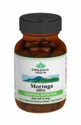Organic India Moringa Herbal Supplement for Essential Nutrition - vegan - gluten free, GMO free