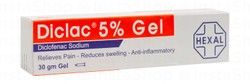 Diclac 5% Diclofenac Sodium Pain Relief Gel Anti-Inflammatory