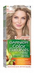 Garnier Color Naturals Creme Hair Dye 8.1 Light Ash Blond