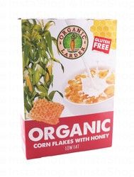 Organic Larder Low Fat Corn Flakes with Honey - gluten free