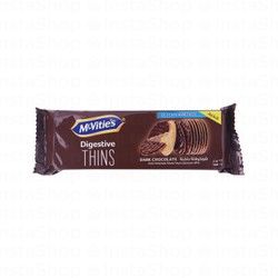 McVities Digestive Thins Dark Chocolate Biscuits