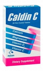 Caldin C Calcium Supplement with Magnesium, Vitamin D3 &amp; Vitamin C