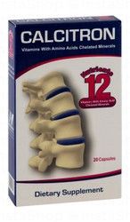 Calcitron Bone Support Supplement with Vitamins &amp; Amino Acid Chelated Minerals