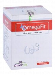 Omegafit 1000mg Omega-3 Powder Supplement with Vitamins &amp; Minerals Fruit Flavor