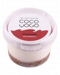 Coco Yogo Frozen Strawberry Cheesecake - gluten free, vegan