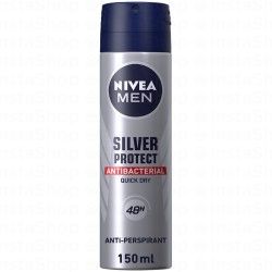 Nivea Men Silver Protect Antibacterial Quick Dry Deodorant Spray