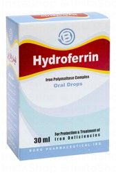 Hydroferrin 50mg Iron Polymaltose Complex Oral Drops