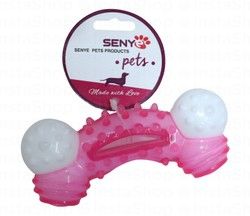 Senye Pink Bone Shape Chew Dog Toy