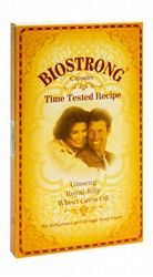 Biostrong Energy Booster Supplement with Ginseng, Royal Jelly &amp; Wheat Germ Oil