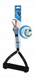 Dogness Large Blue &amp; Gray Anti Shock Reflective Leash (25x2.5cm) for Dogs (Up to 42kg)