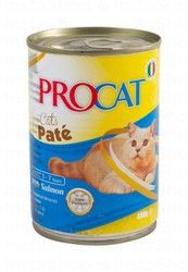Procat Pate Wet Food with Salmon for Adult Cats (1-7 Years)