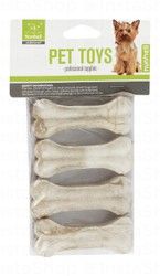 Nunbell White Bone Shaped Chew Dog Toy