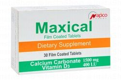 Maxical Calcium Carbonate &amp; Vitamin D3 Supplement