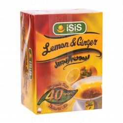 Isis Organic Tea Lemon &amp; Ginger Flavor - pesticide free, chemicals free