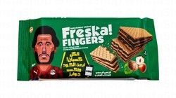 Freska Fingers Wafers with Cocoa &amp; Hazelnut Cream Filling