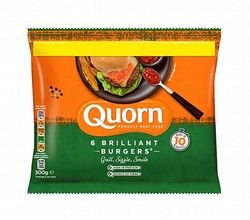 Quorn Frozen Vegan Burgers (6 Pieces), meat free