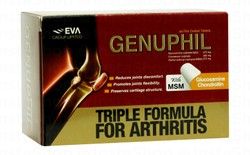 Genuphil Triple Joint Care Formula Supplement with MSM for Arthritis