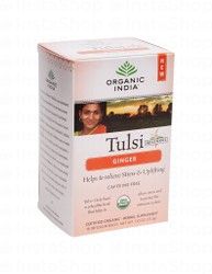 Organic India Tulsi Ginger Tea -  caffeine free