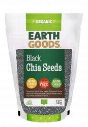 Earth Goods Organic Black Chia Seeds - gluten free, GMO free