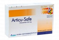 Articu-Safe 50mg Diacerhein for Musculoskeletal Pain &amp; Inflammation