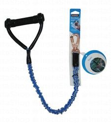 Dogness Medium Blue &amp; Gray Anti Shock Reflective Leash (63x2cm) for Dogs (Up to 32kg)