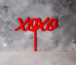 Red XOXO Topper