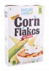 Nature Land Organic Corn Flakes - preservatives free
