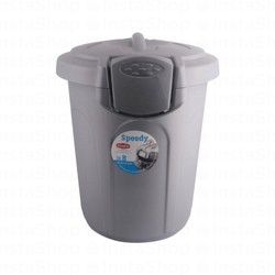 Stefanplast Gray Multipurpose 8L Pet Container (24x27x31cm)