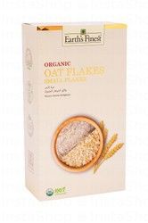Earth's Finest Organic Small Oat Flakes - cholesterol free, high fiber, vegan