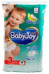 Baby Joy Medium Diapers Size 3 (6-12kg)